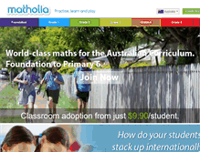 Tablet Screenshot of matholia.com